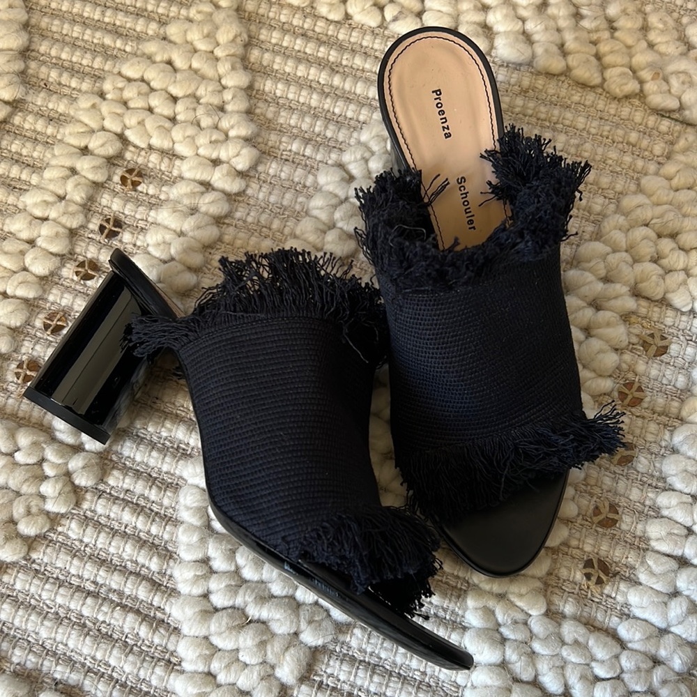 Proenza Schouler Fringe high heels sandle size 39.5